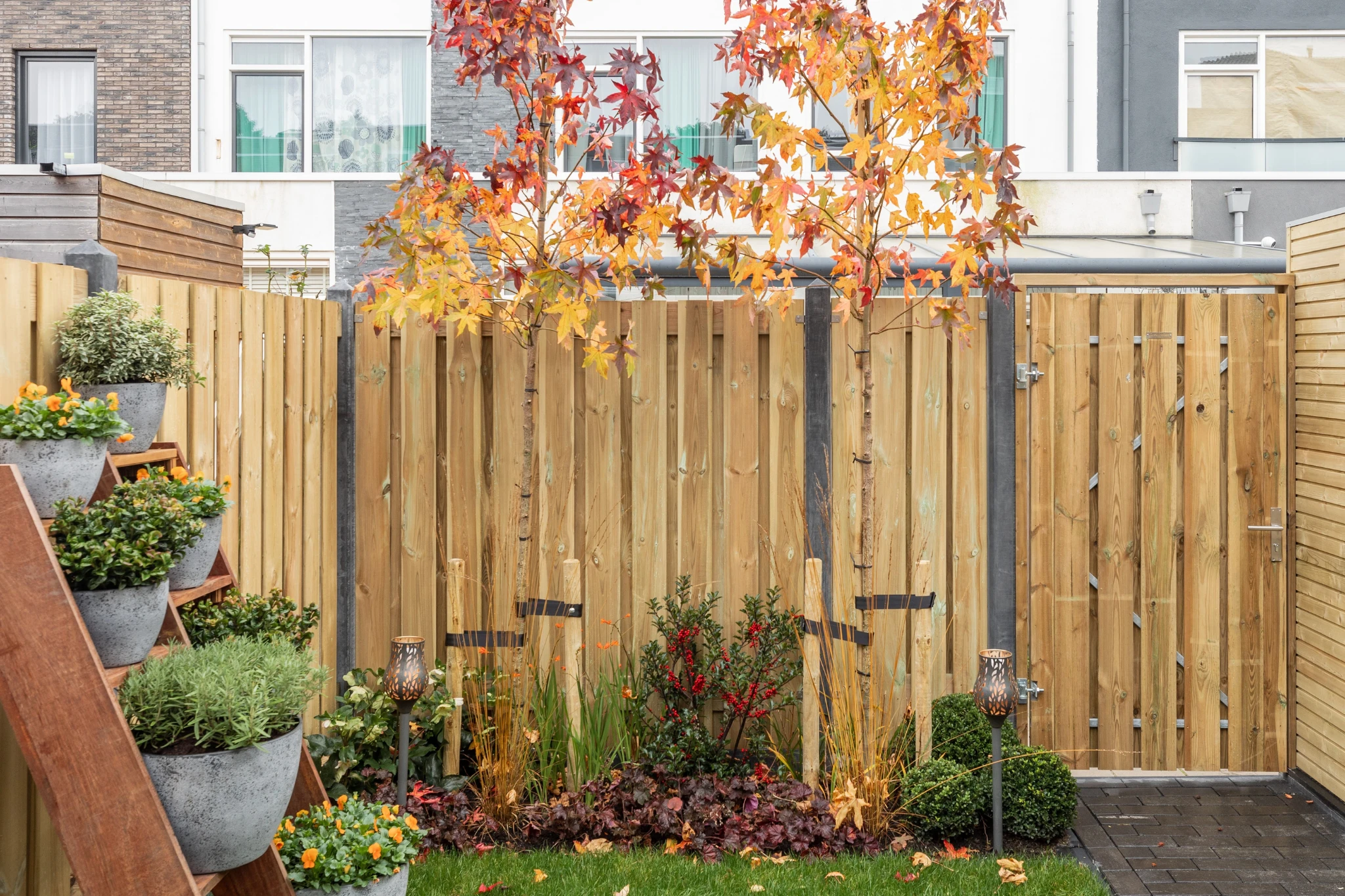 Grenen Schutting 21-Planks Geschaafd Groen Geïmpregneerd 180 x 180 cm - Afbeelding 8